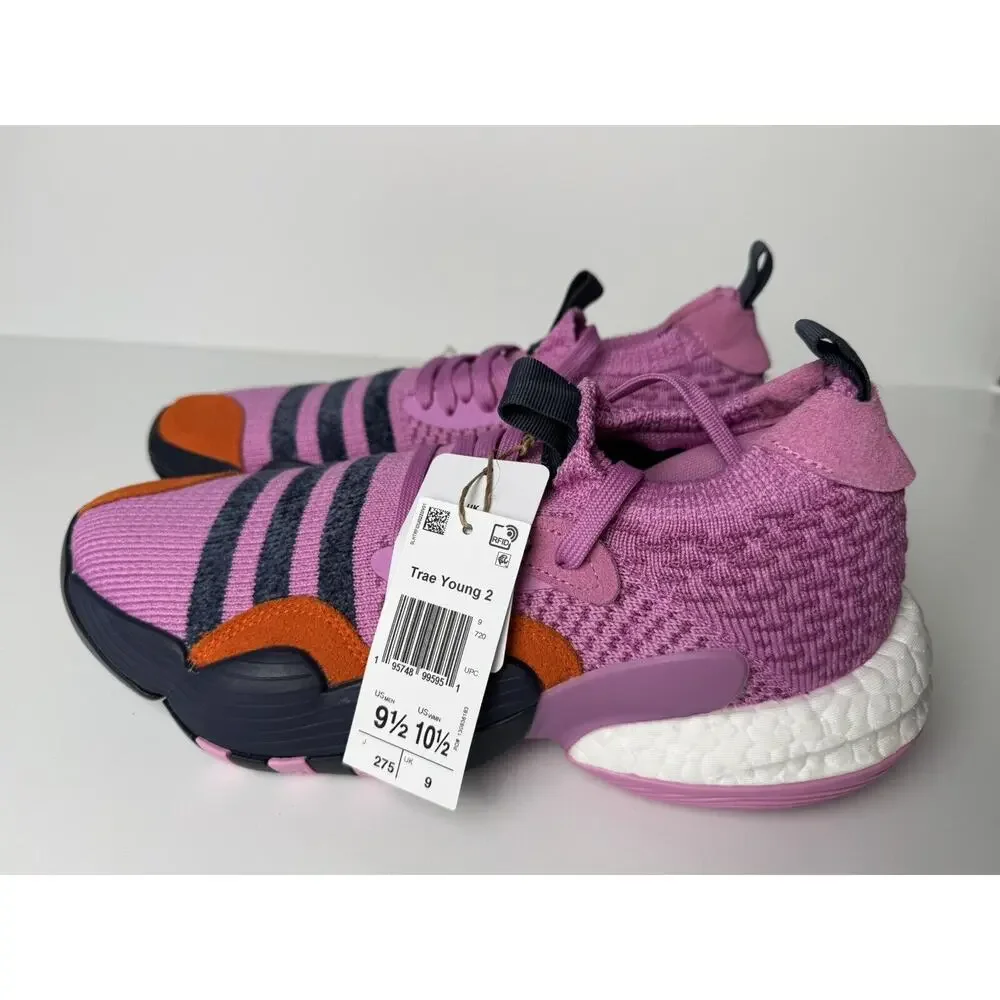 ADIDAS Shoes Sneakers Mens size 9.5 Knit Basketball Trae Young 2 Blokecore